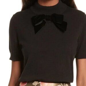 Kate Spade Bowtie High Neck Top